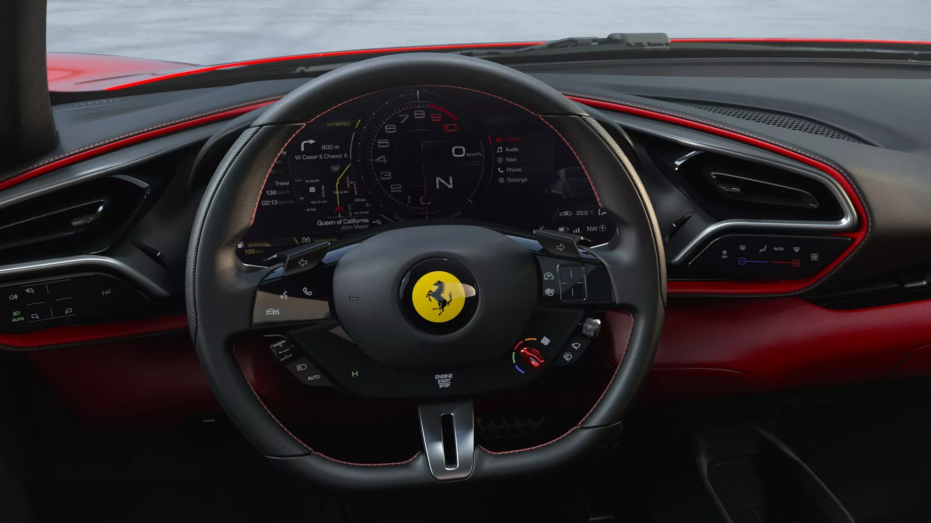 Ferrari atsakās no sensoro vadības, uzskatot to par kaitinošu: atgriežas pie tradicionālajām pogām.